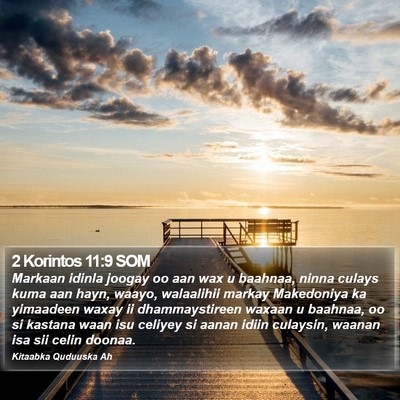 2 Korintos 11:9 SOM Bible Verse Image