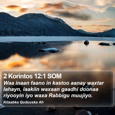 2 Korintos 12:1 SOM Bible Verse Image