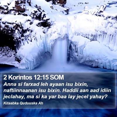 2 Korintos 12:15 SOM Bible Verse Image