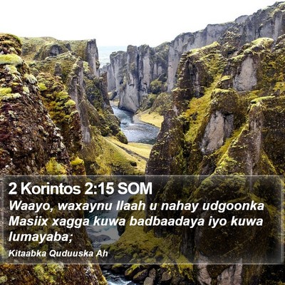 2 Korintos 2:15 SOM Bible Verse Image