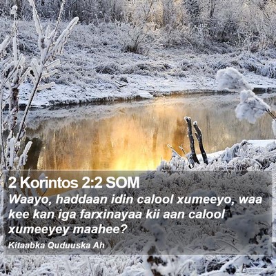 2 Korintos 2:2 SOM Bible Verse Image