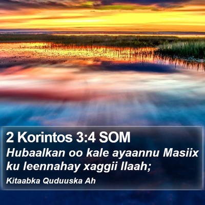 2 Korintos 3:4 SOM Bible Verse Image