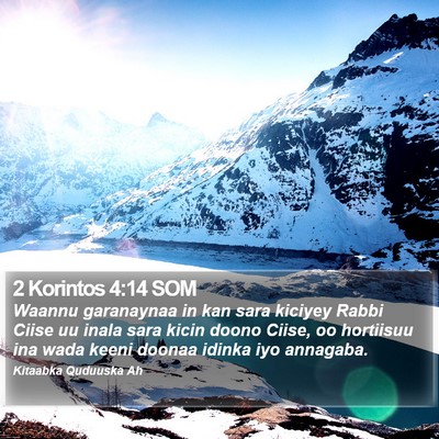 2 Korintos 4:14 SOM Bible Verse Image