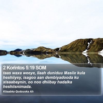 2 Korintos 5:19 SOM Bible Verse Image