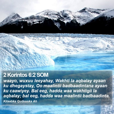 2 Korintos 6:2 SOM Bible Verse Image