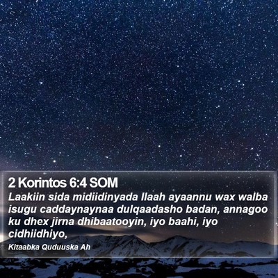 2 Korintos 6:4 SOM Bible Verse Image