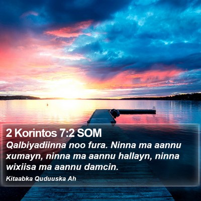 2 Korintos 7:2 SOM Bible Verse Image