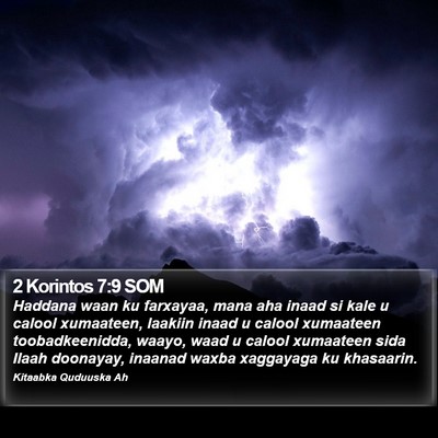 2 Korintos 7:9 SOM Bible Verse Image