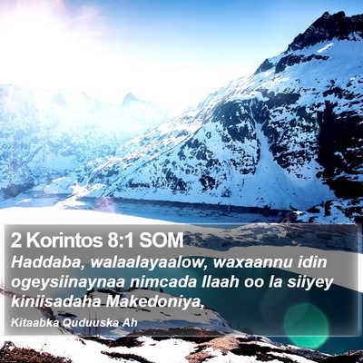 2 Korintos 8:1 SOM Bible Verse Image