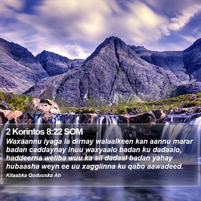 2 Korintos 8:22 SOM Bible Verse Image