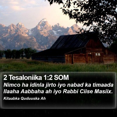 2 Tesaloniika 1:2 SOM Bible Verse Image