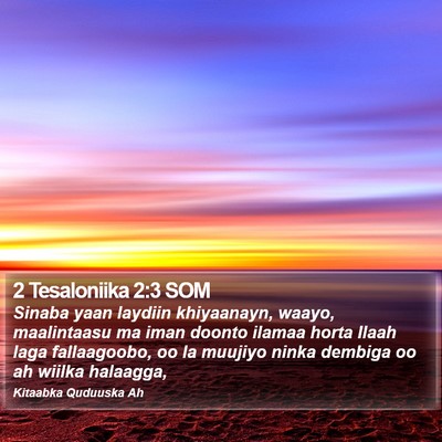 2 Tesaloniika 2:3 SOM Bible Verse Image