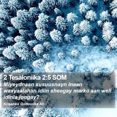 2 Tesaloniika 2:5 SOM Bible Verse Image
