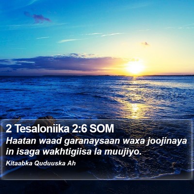 2 Tesaloniika 2:6 SOM Bible Verse Image