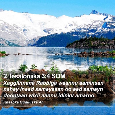 2 Tesaloniika 3:4 SOM Bible Verse Image