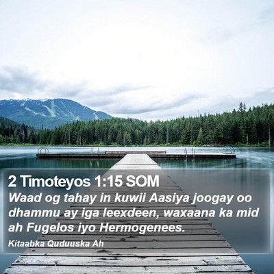 2 Timoteyos 1:15 SOM Bible Verse Image