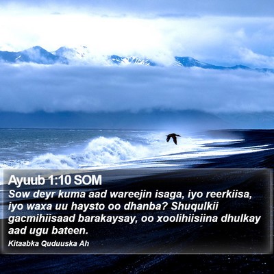 Ayuub 1:10 SOM Bible Verse Image