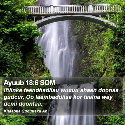 Ayuub 18:6 SOM Bible Verse Image