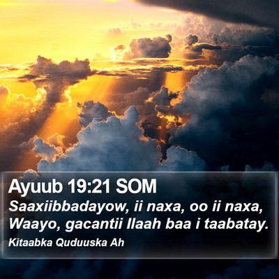 Ayuub 19:21 SOM Bible Verse Image