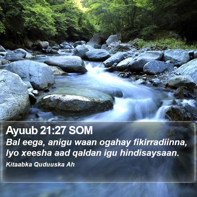 Ayuub 21:27 SOM Bible Verse Image