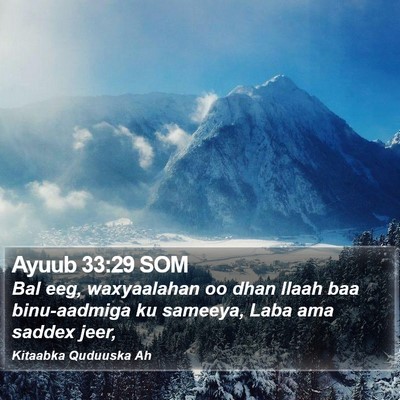 Ayuub 33:29 SOM Bible Verse Image
