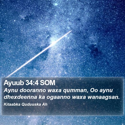 Ayuub 34:4 SOM Bible Verse Image