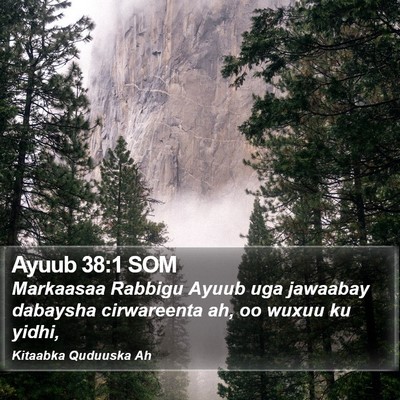 Ayuub 38:1 SOM Bible Verse Image