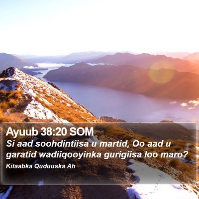 Ayuub 38:20 SOM Bible Verse Image