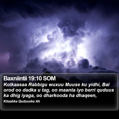 Baxniintii 19:10 SOM Bible Verse Image