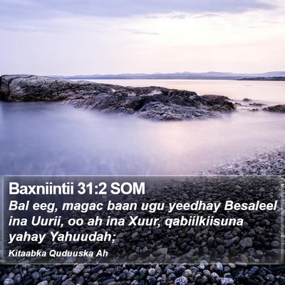 Baxniintii 31:2 SOM Bible Verse Image