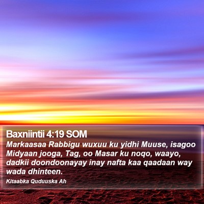Baxniintii 4:19 SOM Bible Verse Image