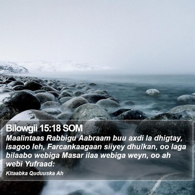 Bilowgii 15:18 SOM Bible Verse Image