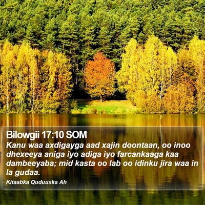 Bilowgii 17:10 SOM Bible Verse Image