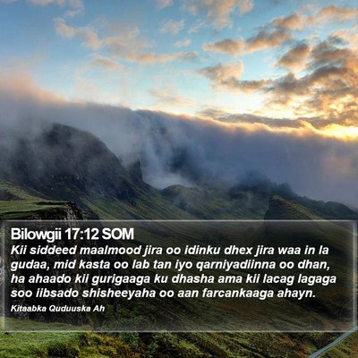 Bilowgii 17:12 SOM Bible Verse Image