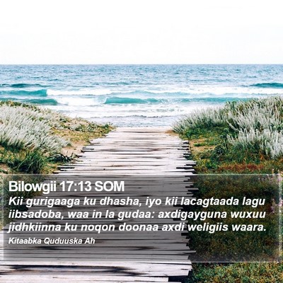 Bilowgii 17:13 SOM Bible Verse Image