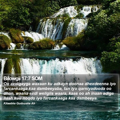 Bilowgii 17:7 SOM Bible Verse Image