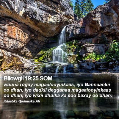 Bilowgii 19:25 SOM Bible Verse Image