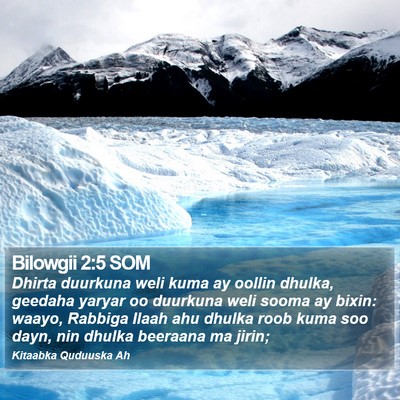 Bilowgii 2:5 SOM Bible Verse Image