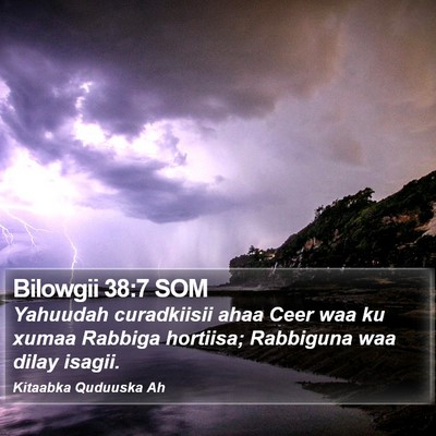 Bilowgii 38:7 SOM Bible Verse Image