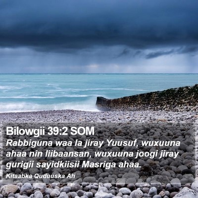 Bilowgii 39:2 SOM Bible Verse Image