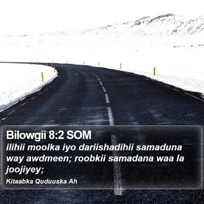 Bilowgii 8:2 SOM Bible Verse Image