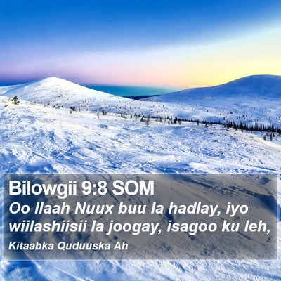 Bilowgii 9:8 SOM Bible Verse Image