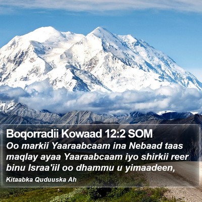 Boqorradii Kowaad 12:2 SOM Bible Verse Image