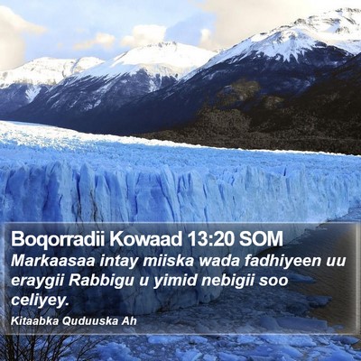 Boqorradii Kowaad 13:20 SOM Bible Verse Image