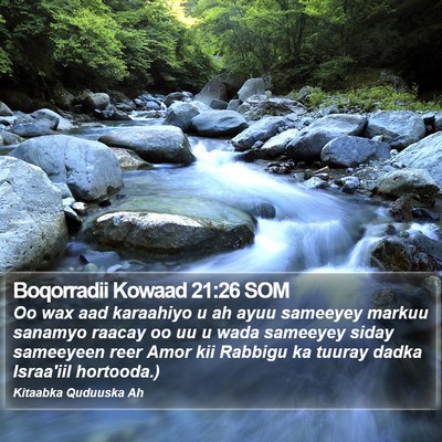 Boqorradii Kowaad 21:26 SOM Bible Verse Image