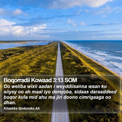 Boqorradii Kowaad 3:13 SOM Bible Verse Image