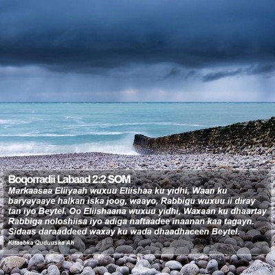Boqorradii Labaad 2:2 SOM Bible Verse Image