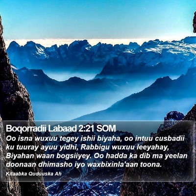 Boqorradii Labaad 2:21 SOM Bible Verse Image