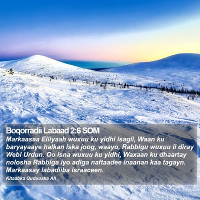 Boqorradii Labaad 2:6 SOM Bible Verse Image