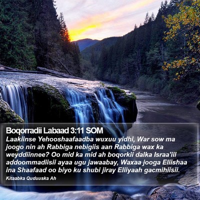 Boqorradii Labaad 3:11 SOM Bible Verse Image